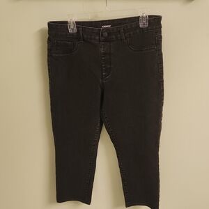 Jordache Black Capris for Women